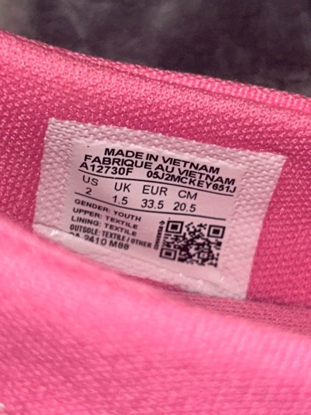Converse Kids Pink Mary Jane Canvas Sneakers with Strap